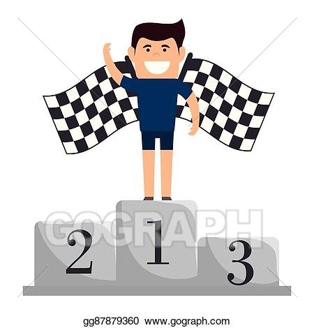 podium clipart first place