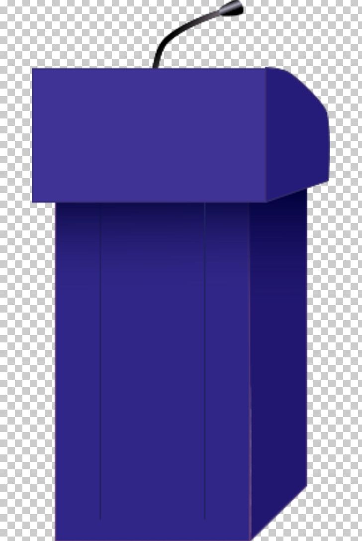 Podium clipart public speaking. Png angle art blue