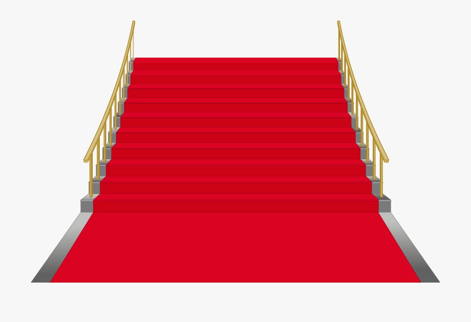 staircase clipart red carpet