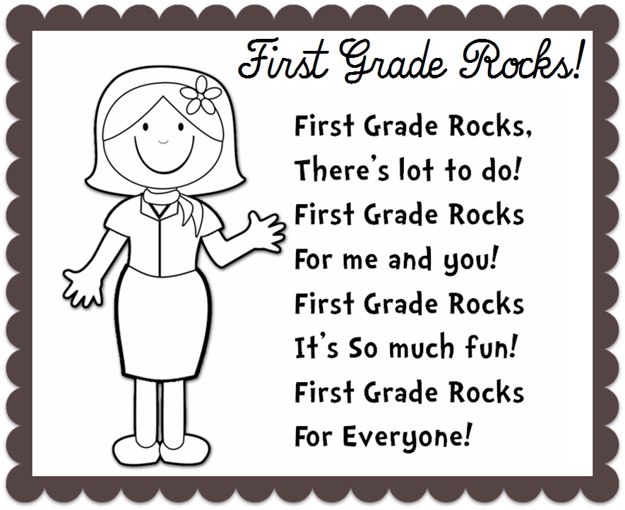 poem clipart first grader
