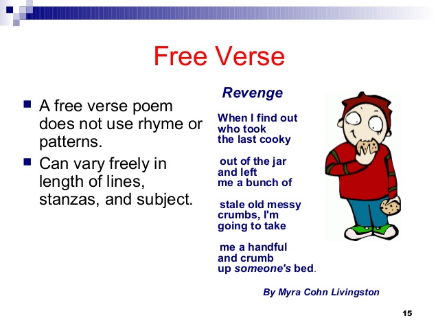 poem clipart free verse