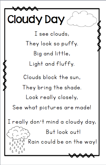 poem clipart learning journal