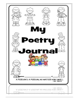 Poem clipart poetry journal. Kindergarten 