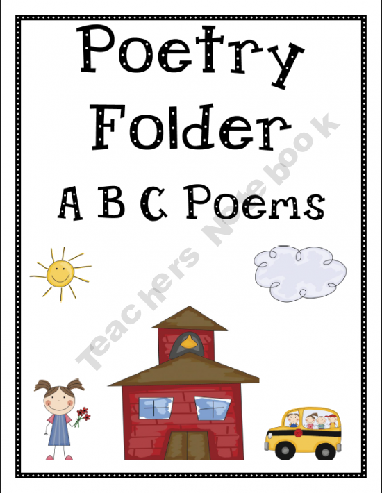 poem clipart poetry notebook