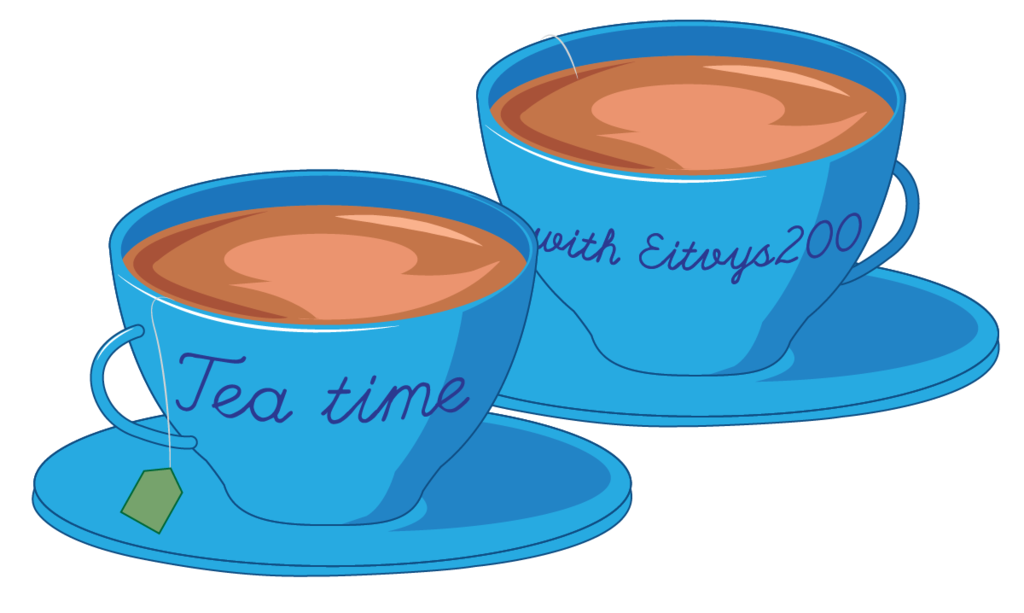 With eitvys vol riemea. Poem clipart tea time
