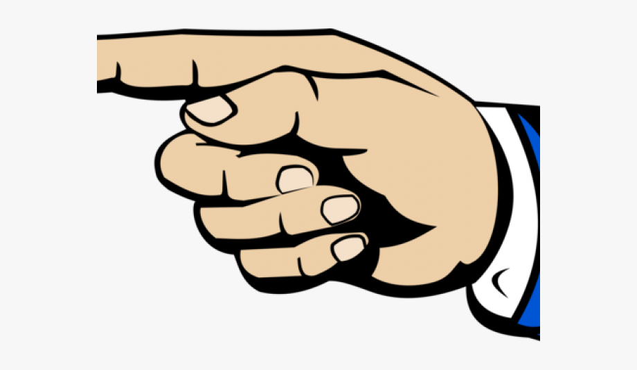 Fingers point at you. Pointing clipart