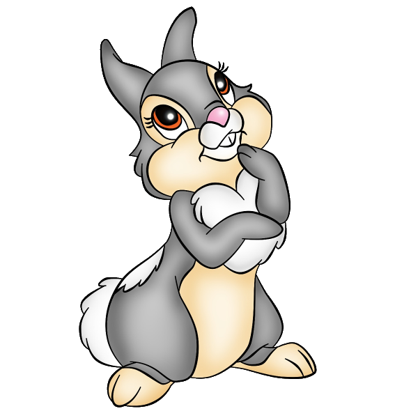 Bambi cute . Pointing clipart don t forget