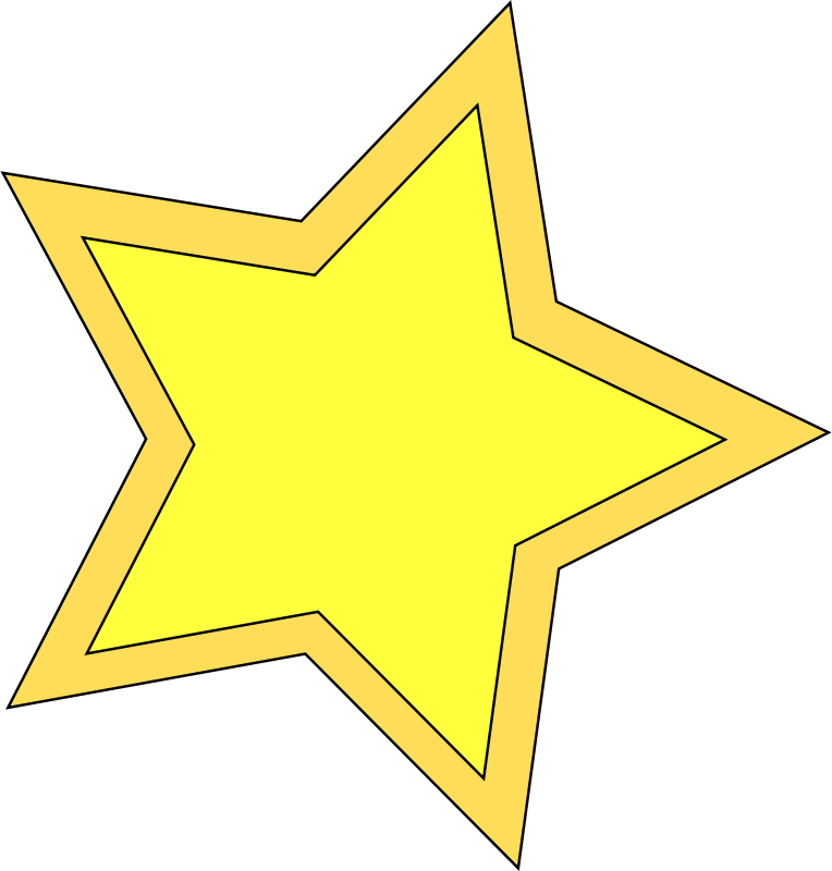 pointing clipart double star