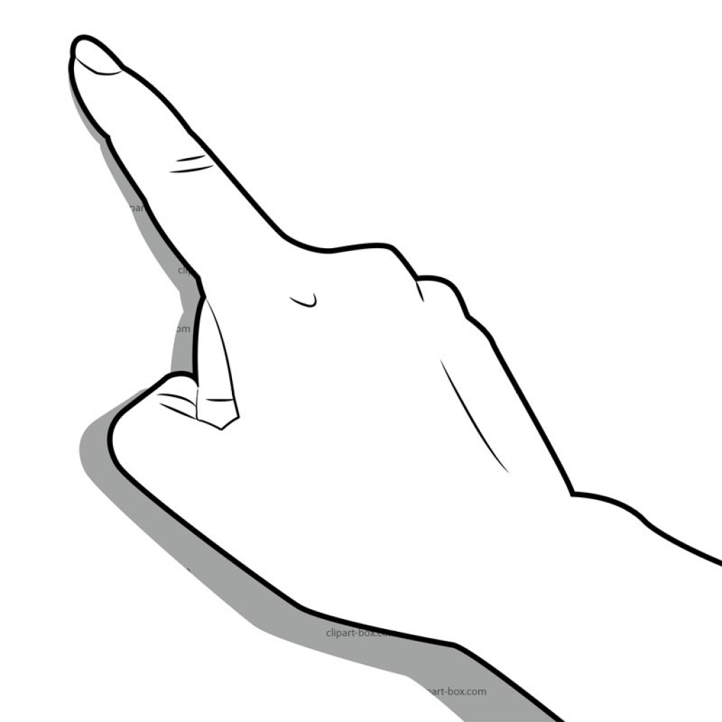 pointing clipart finger tip