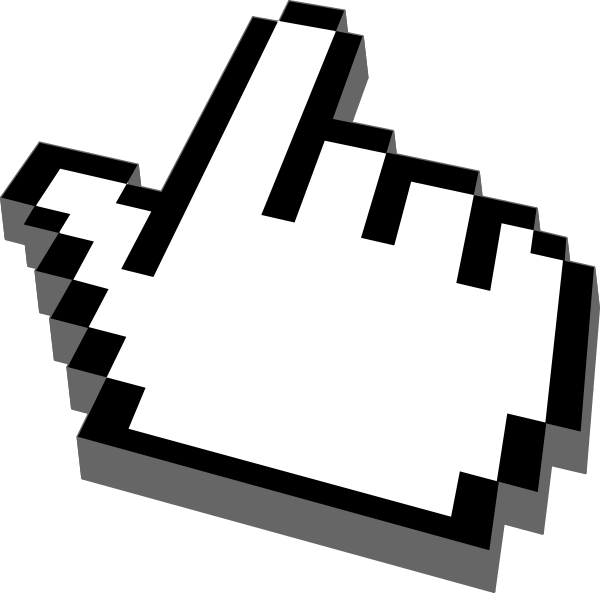 pointing clipart hand cursor
