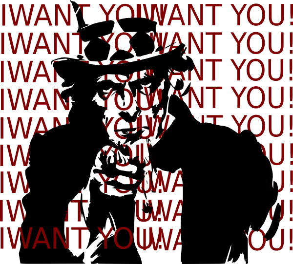 pointing clipart i want you