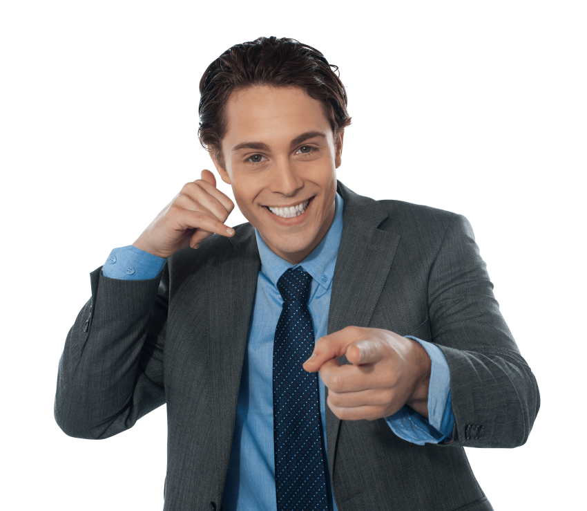 pointing clipart mens model