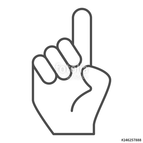 Pointing clipart one finger, Pointing one finger Transparent FREE for ...