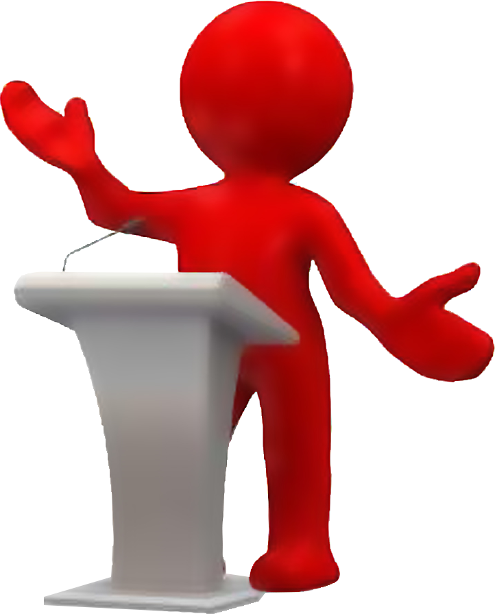 speakers clipart person