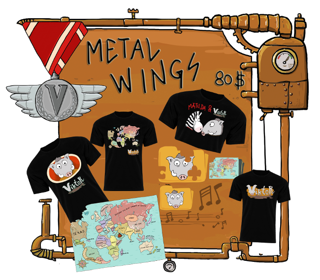 Viktor a steampunk adventure. Pointing clipart reward
