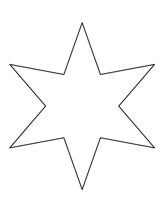 pointing clipart star outline