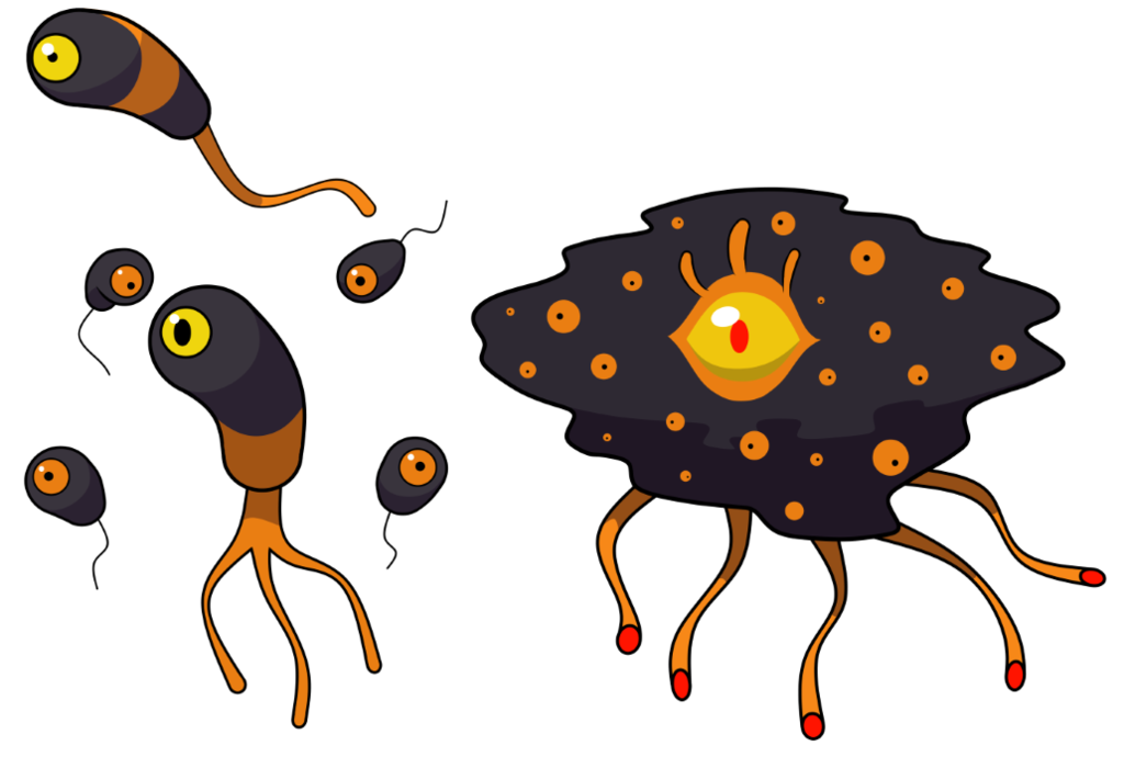  fakemon by batterymanaaa. Poison clipart acid bottle