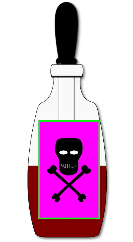 poison clipart cartoon