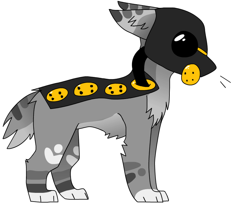 Closed ota cat adoptable. Poison clipart gas mask