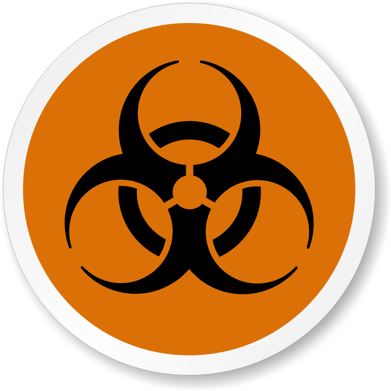 Poison clipart infectious waste. Biohazard signs warning zoom
