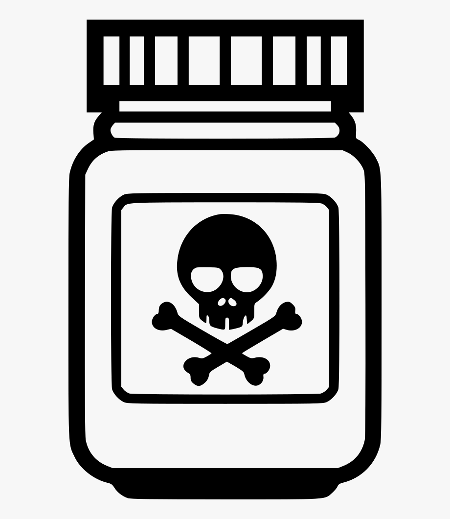 Banner free library pill. Poison clipart jar