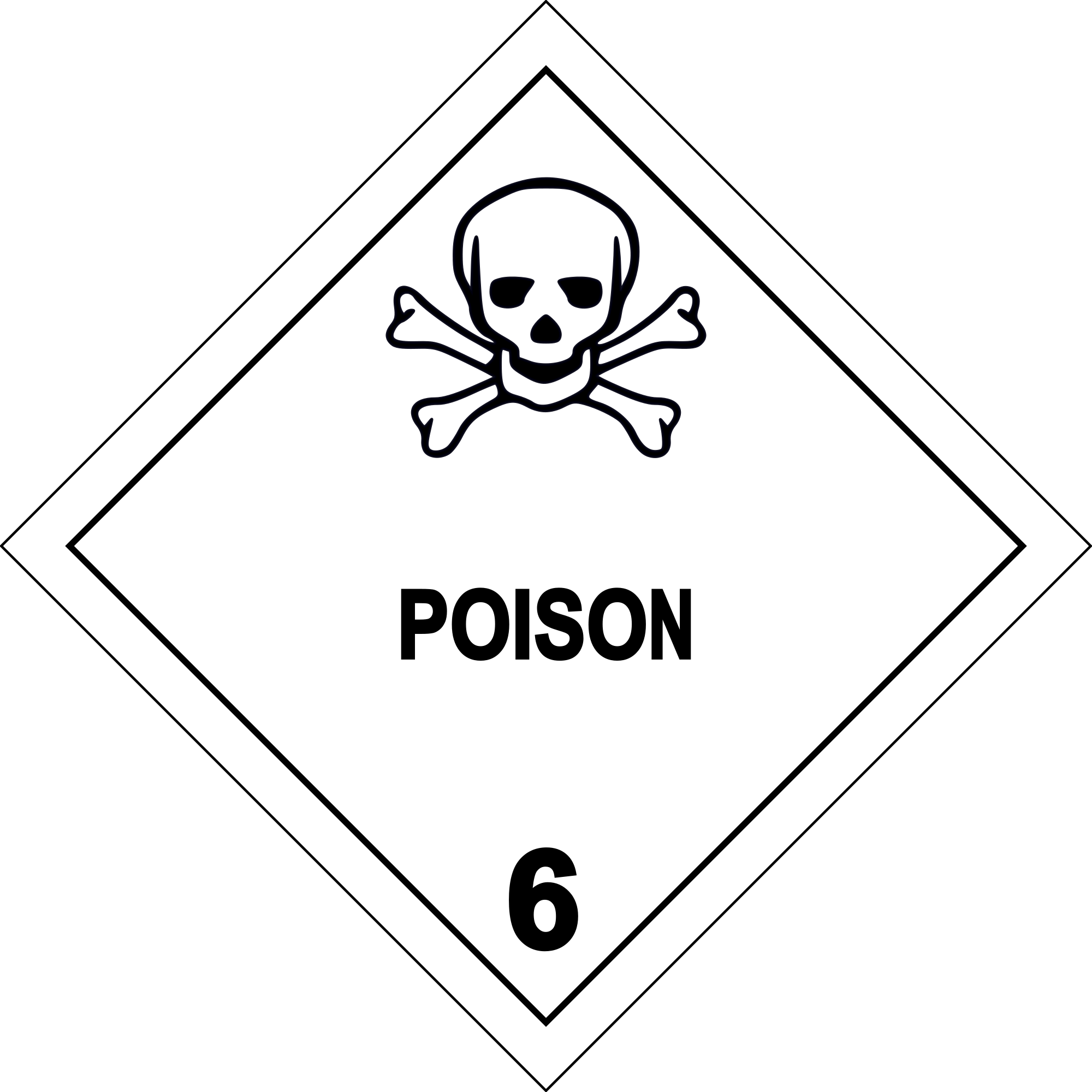 poison clipart simbol