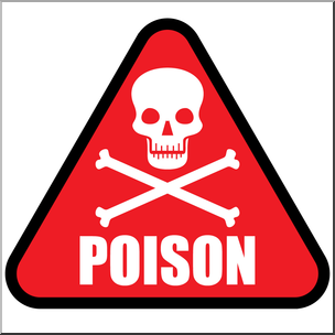 poison clipart simbol