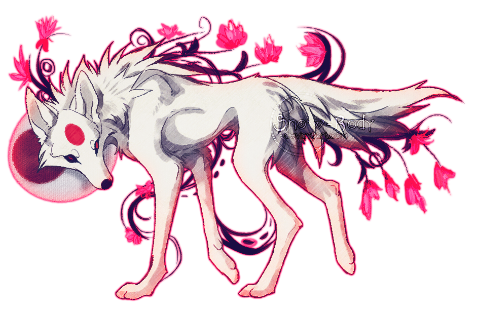 Poison clipart werewolf. Pink by snow body