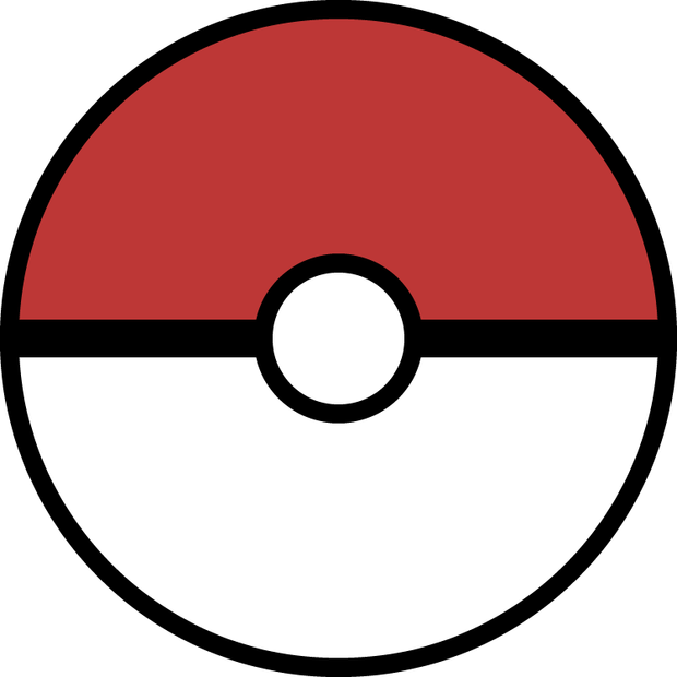 pokeball clipart open drawing