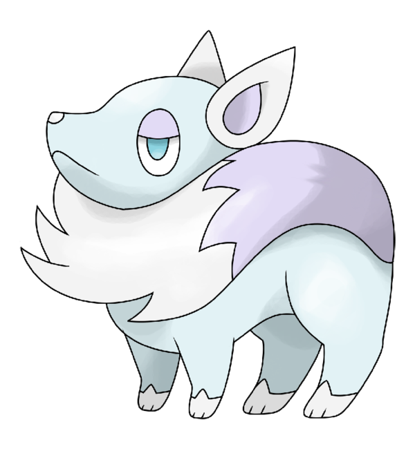 Pokeball clipart simplistic. Arctic fox by hourglasshero