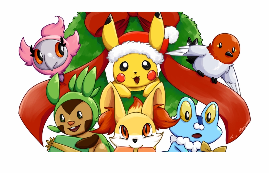 pokemon clipart christmas