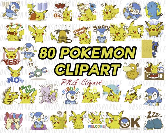 Pokemon clipart individual. Printable image scrapbooking png