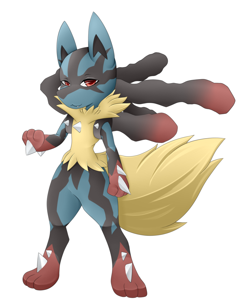 pokemon clipart mega lucario