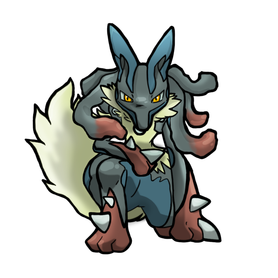 pokemon clipart mega lucario