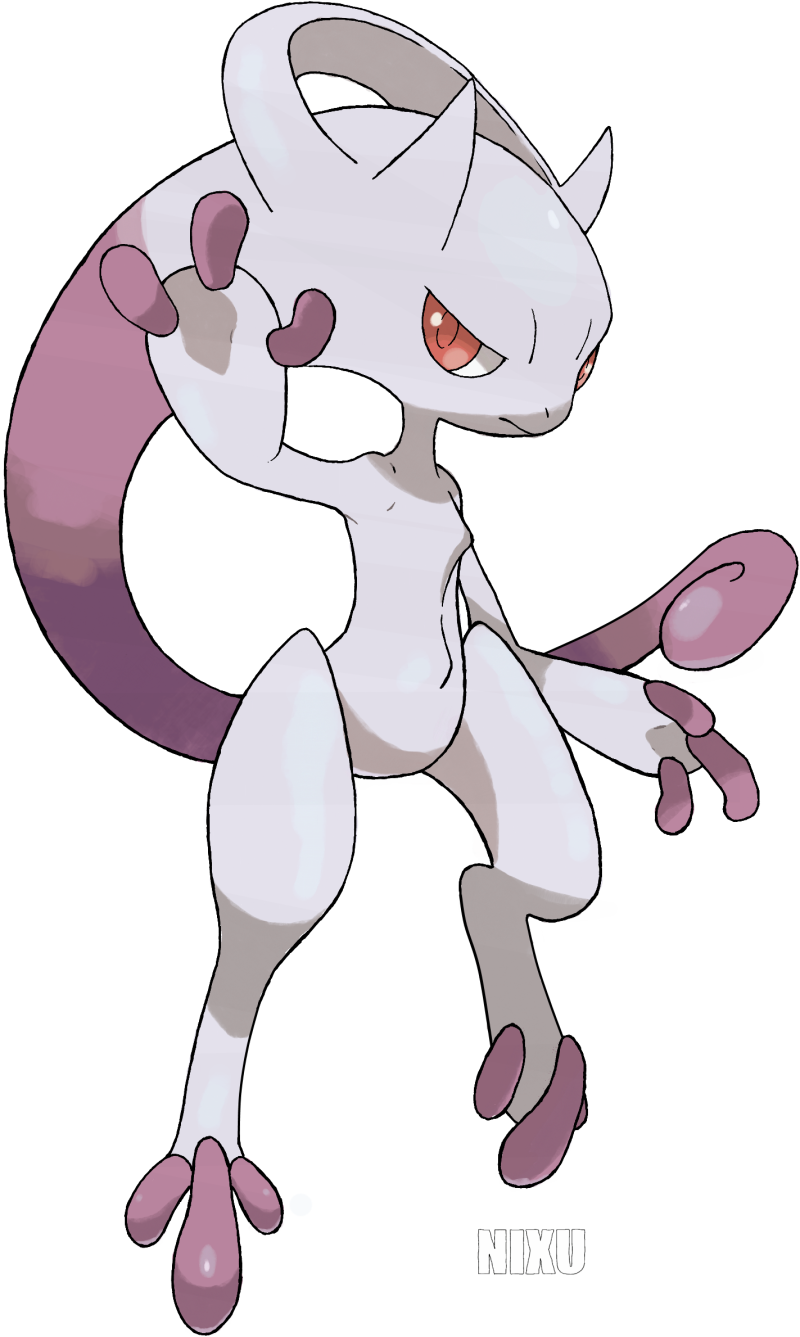 Shadow Mewtwo PNG