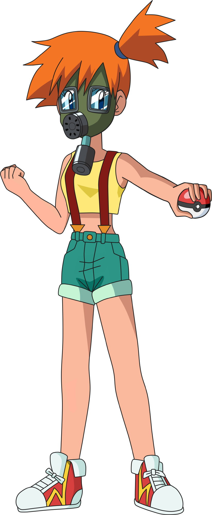 Pokemon clipart misty. Image in her gas