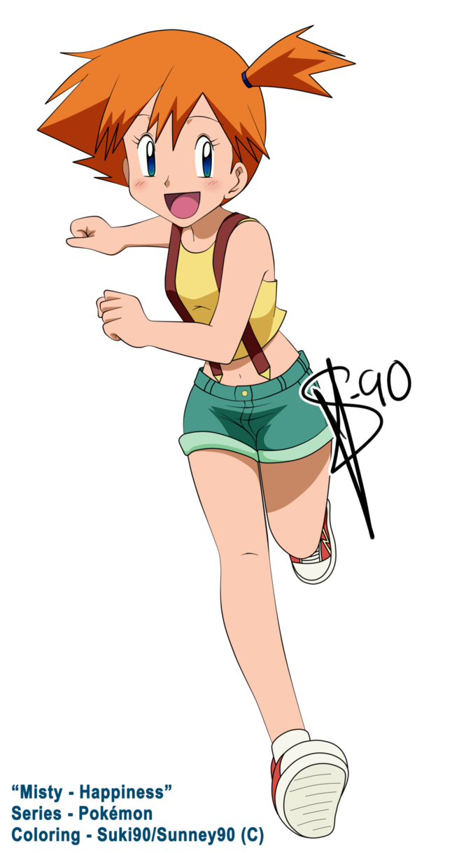 S happiness re drawing. Pokemon clipart misty