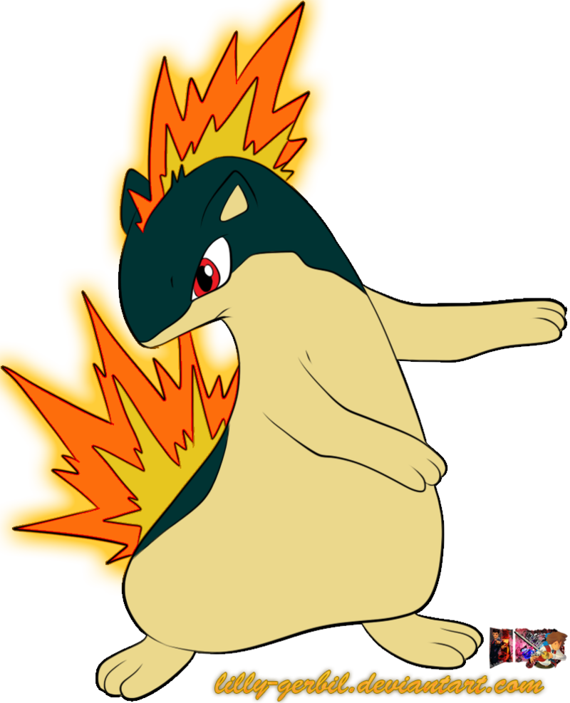 Quilava starter johto by. Pokemon clipart pokemon fire