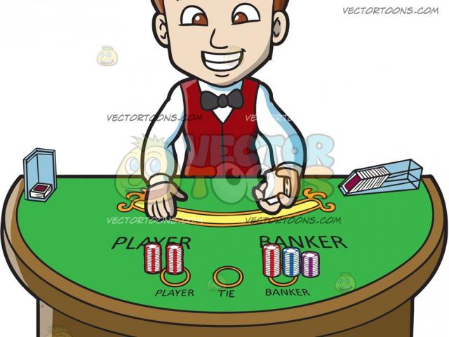 poker clipart card dealer