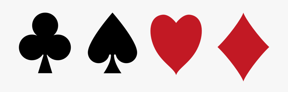 Poker clipart card symbol. Suits png symbols free