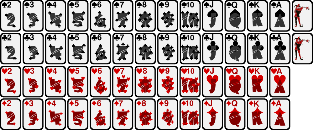 poker clipart deck card