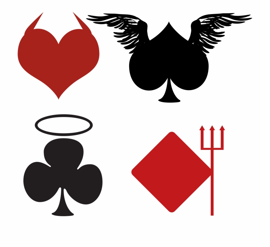 poker clipart spade heart diamond club