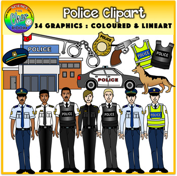 Police clipart career. Job 