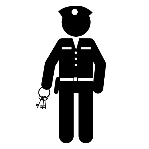Correctional clip art library. Police clipart correction officer