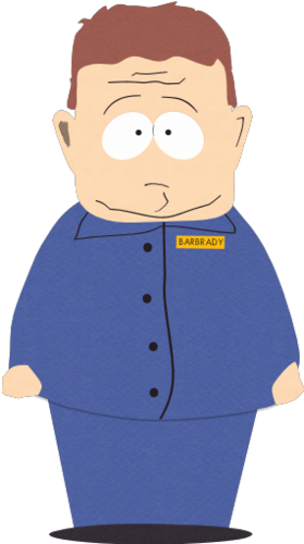 Officer barbrady south park. Police clipart officier