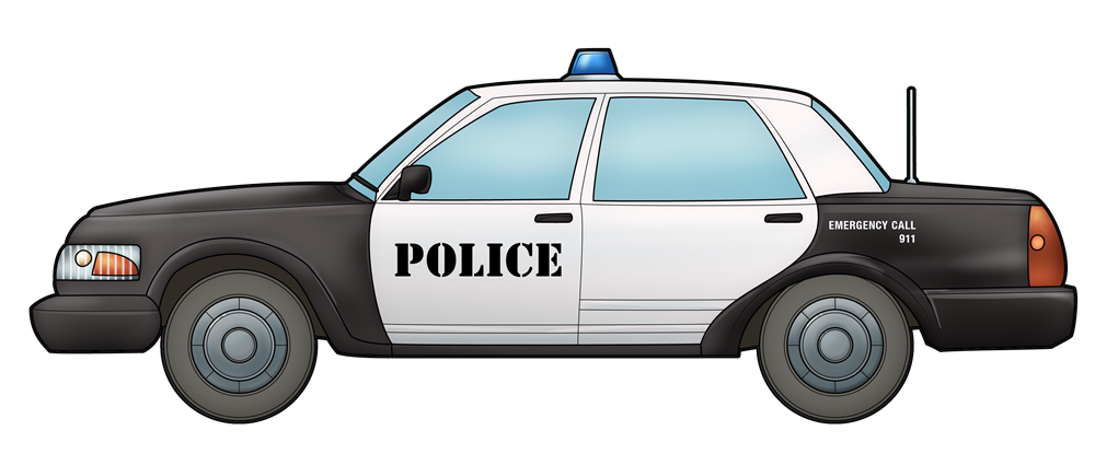 police clipart police car