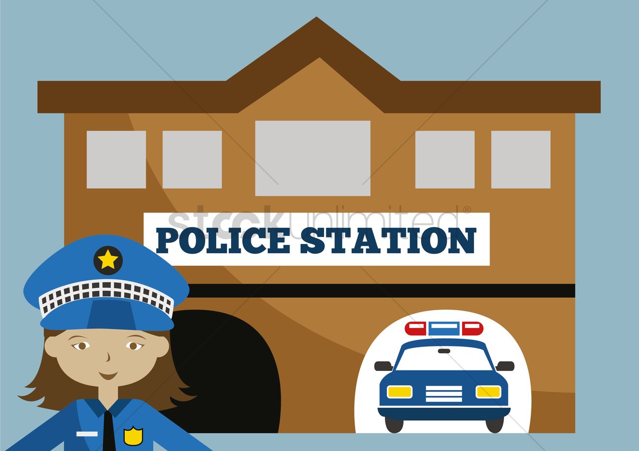 police clipart police station