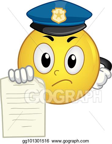 police clipart ticket