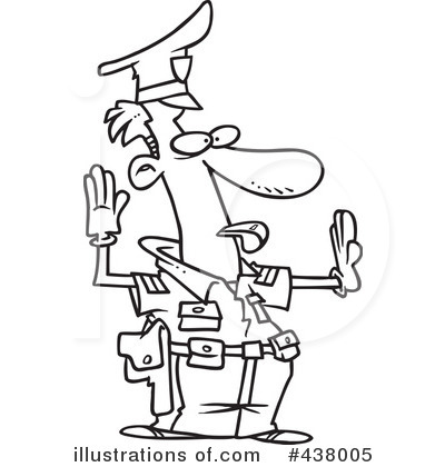 Police clipart traffic warden. Illustration by toonaday 