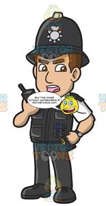 policeman clipart cartoon english